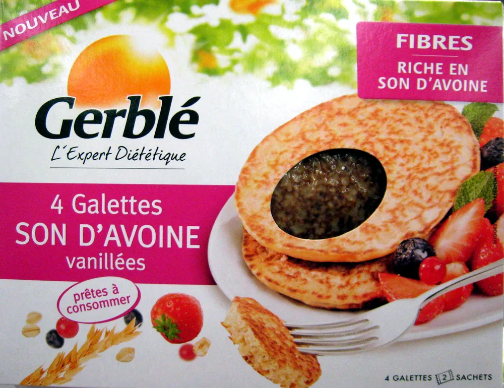 Galettes Son d'avoine vanillées