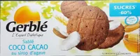 Sablé coco cacao au sirop d'agave