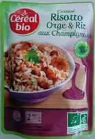 Cuisiné Risotto orge et riz aux champignons