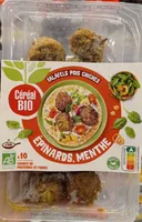 Falafels pois chiches épinards menthe