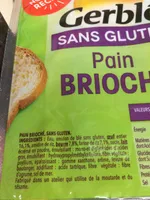 Pain brioché, sans gluten