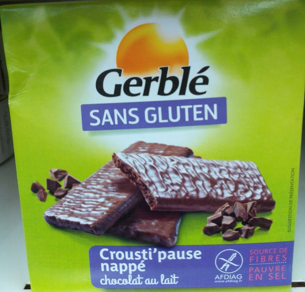 Crousti'pause nappé chocolat au lait