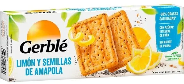 Galletas de limón y semillas de amapola