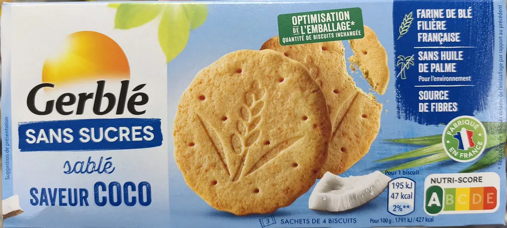 Sablé saveur COCO