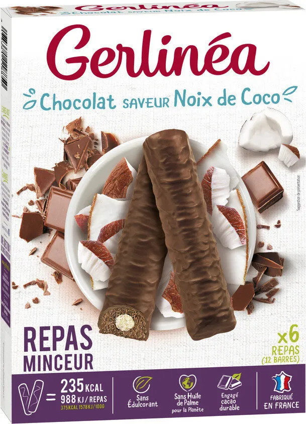 Barre Chocolat saveur coco