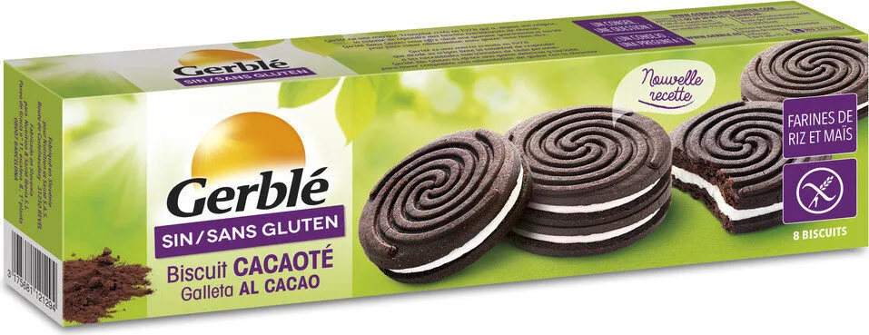Biscuit cacaoté sans gluten