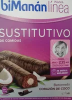 Bastones sabor coco (sustitutivo de comidas)