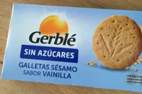 Galletas sésamo sabor vainilla sin azúcares