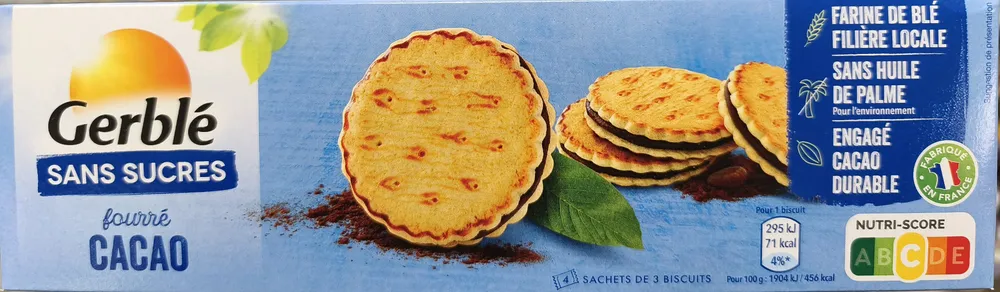 Fourré Cacao sans sucres