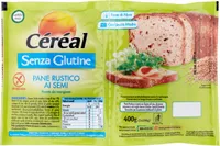 Senza glutine pane rustico ai semi