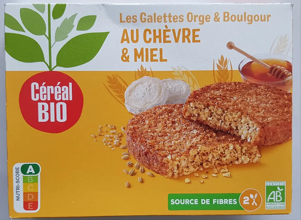 Les galettes orge et boulgour au chèvre miel
