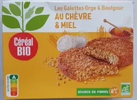 Les galettes orge et boulgour au chèvre miel