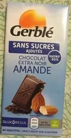 Chocolat extra noir amande