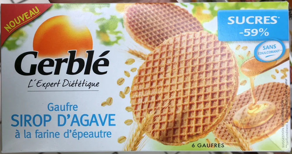 Gaufre Sirop d'Agave à la farine d'épeautre