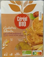 Galette polenta mediterraneenne