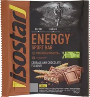 Energy sport bar cereals and chocolate flavour