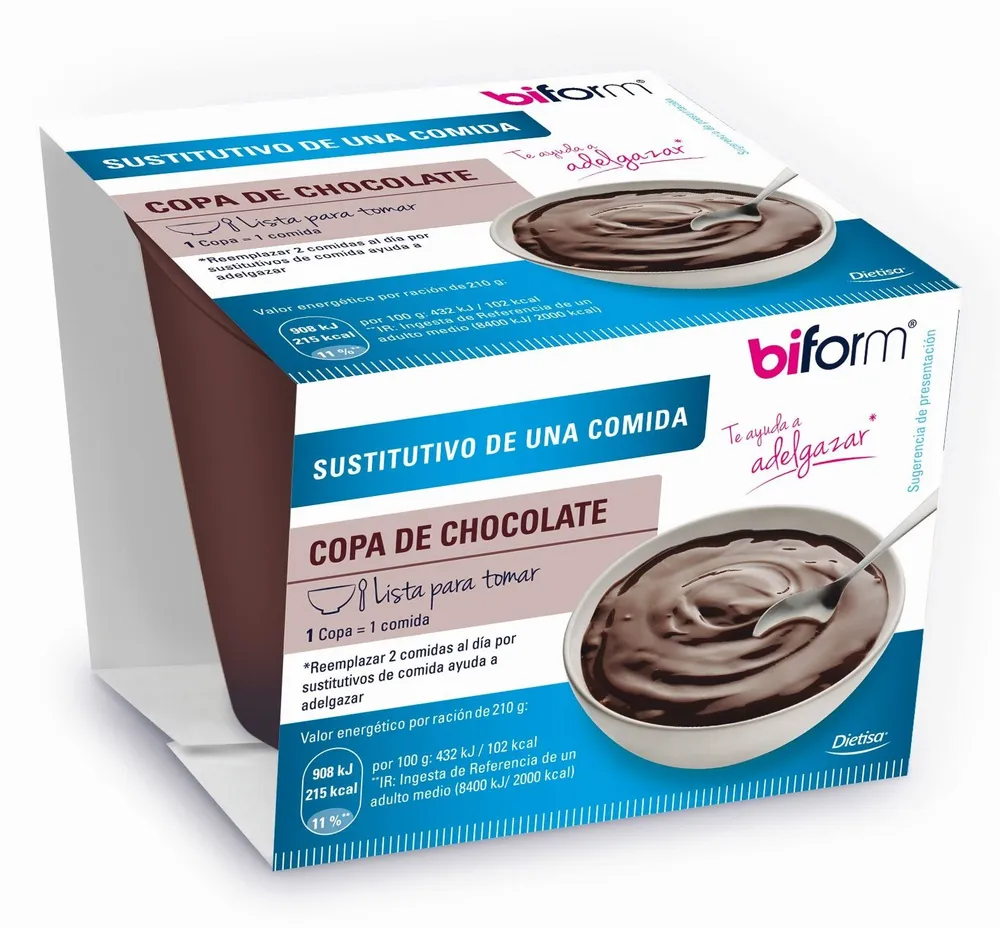 Copa de chocolate biform