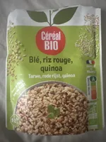 Blé, riz rouge, quinoa
