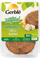 Hamburguesa vegetal de tofu y queso ecológica