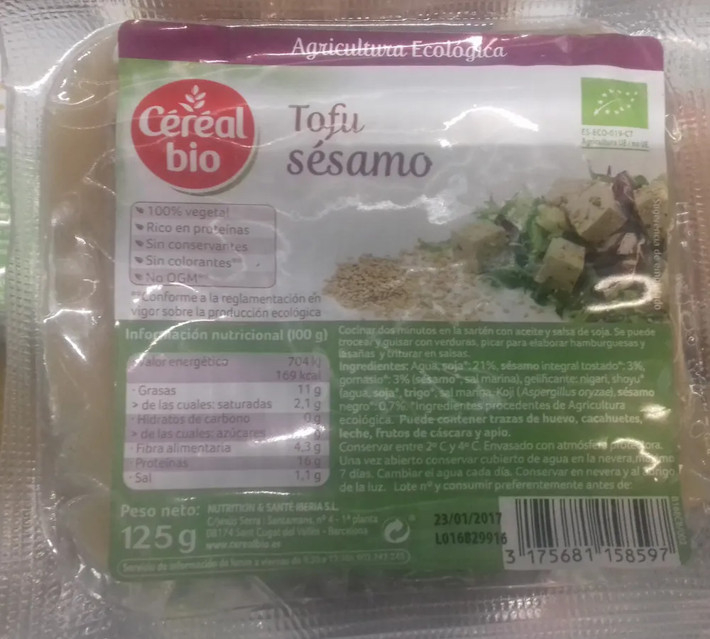 Tofu sésamo