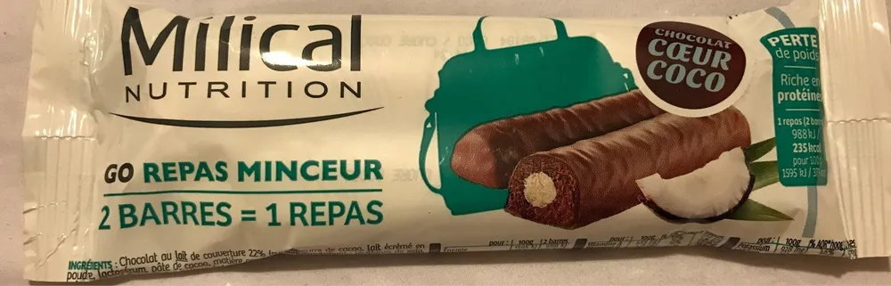 Barre Minceur Saveur Chocolat Coco