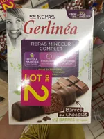 Gerlinéa Mon Repas Repas minceur complet barres chocolat