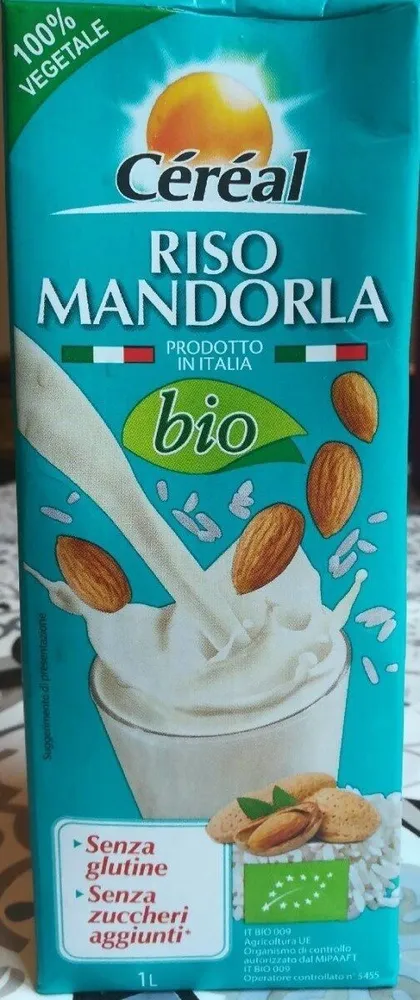 Bevanda a base di riso e mandorla