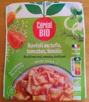 Ravioli au tofu, tomates, basilic
