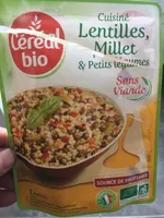 Cuisiné Lentilles, Millet & Petits légumes