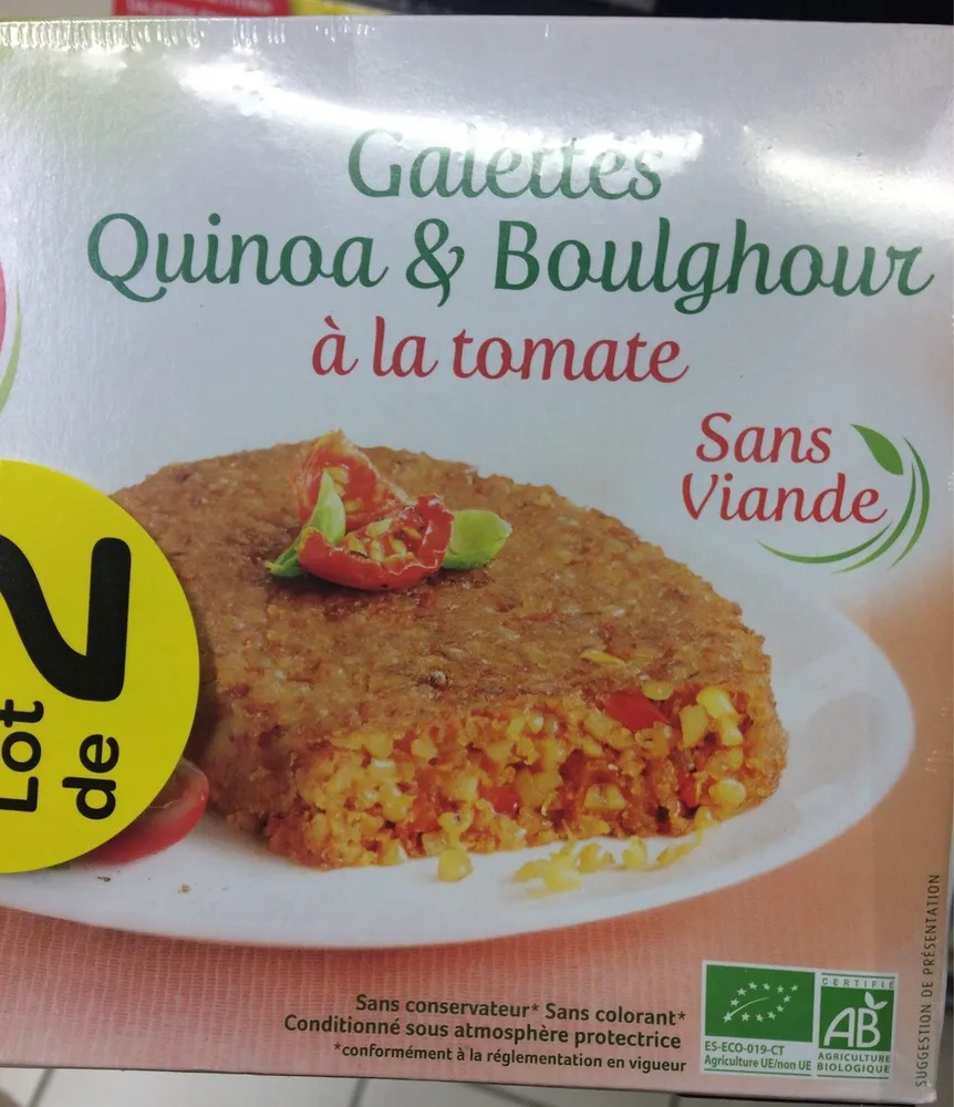 Céréal bio Galettes quinoa & boulghour à la tomate BIO