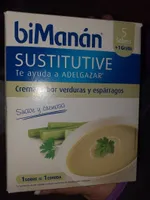 Crema sabor verduras y espárragos
