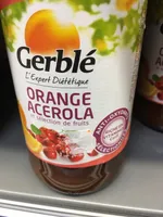 Jus d'orange acérola et sélection de fruits la bouteille de 75