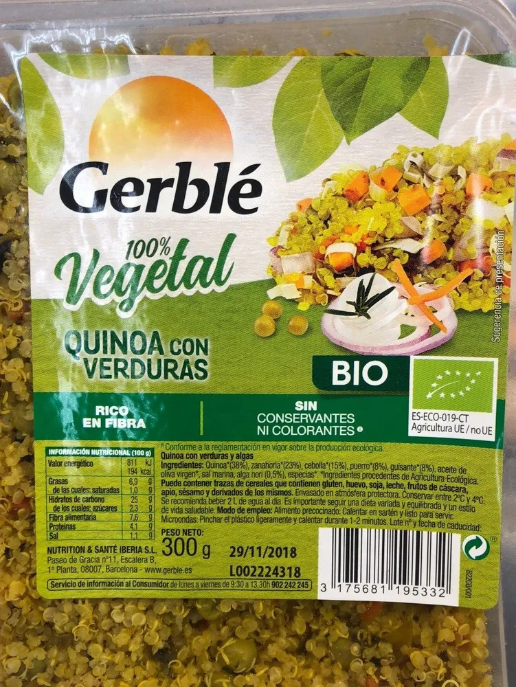 Quinoa con verduras