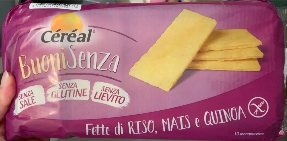 Fette di riso mais e quinoa