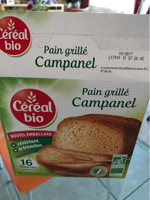 Pain grillé Campanel