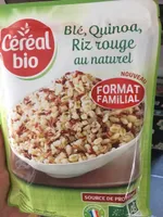 Trio de Céréales Blé, Riz Rouge, Quinoa