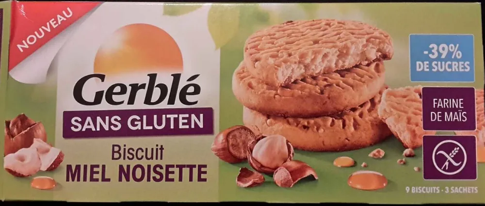 Biscuit Miel Noisette sans gluten