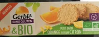 Petit sablé orange saveur citron