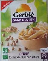 Penne farines de riz et pois chiche
