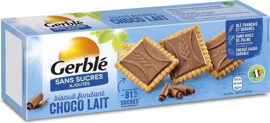 Biscuit fondant choco lait