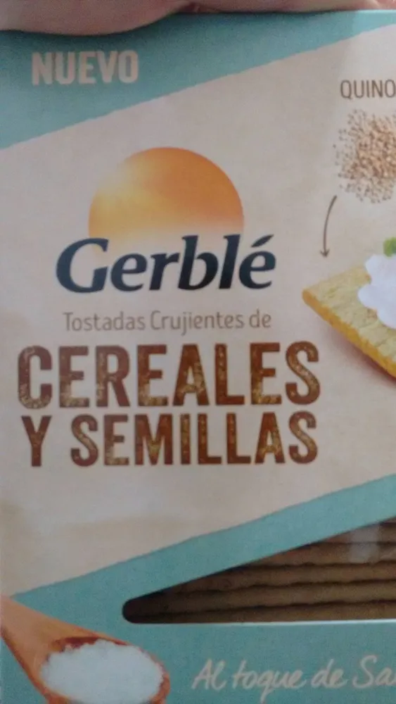 Tostadas crujientes de cereales y semillas