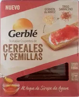 Tostadas crujientes de cereales y semillas