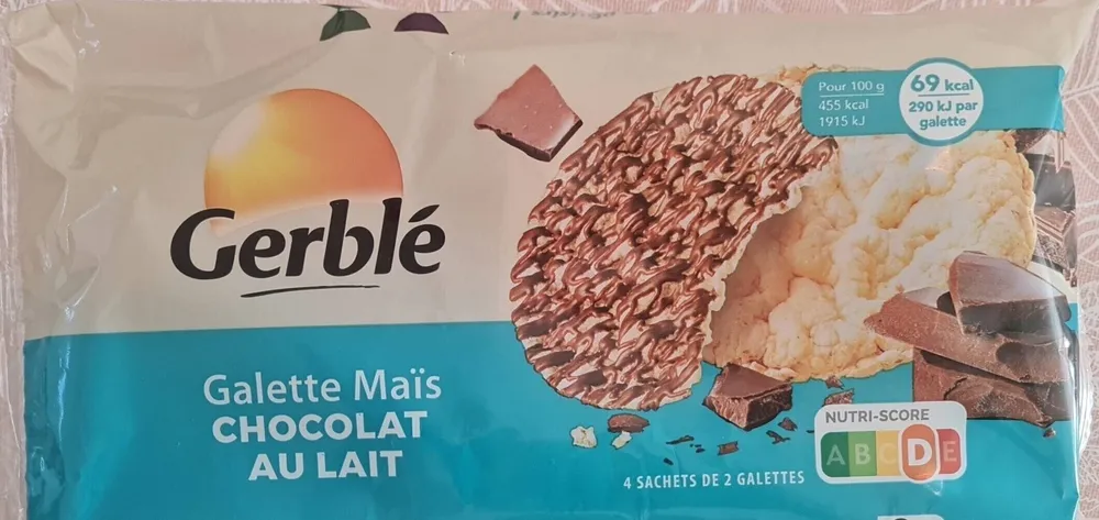 Galette Maïs chocolat au lait