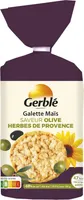 Galette maïs saveur olive et herbes de provence