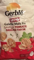 Gerblé galette maïs tomate origan