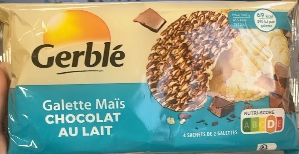 Galette maïs chocolat au lait