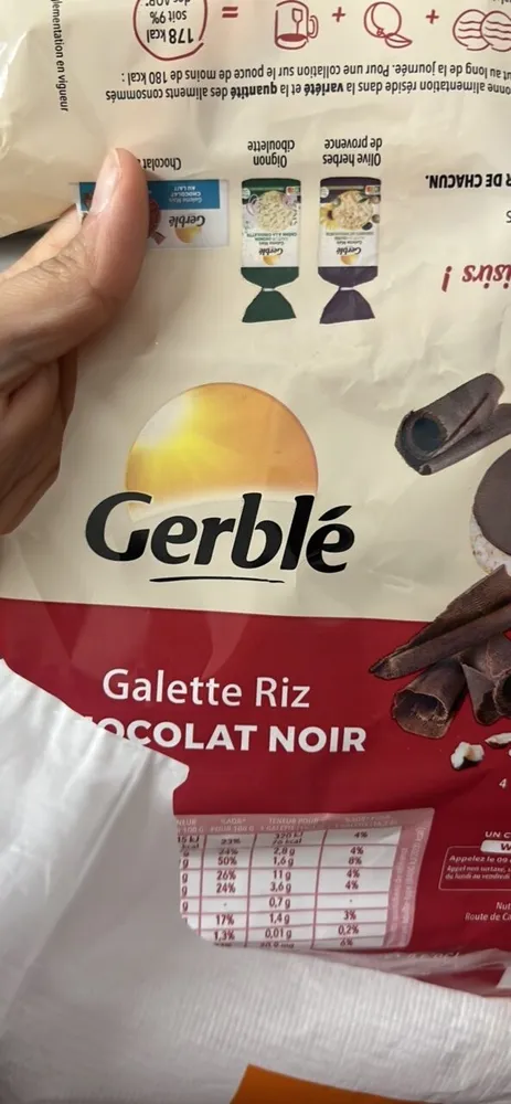 Galette Riz Chocolat Noir