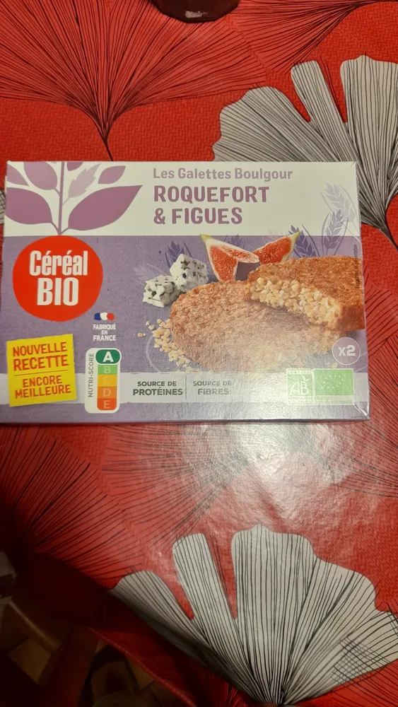 Les Galettes Boulgour - Roquefort & Figues