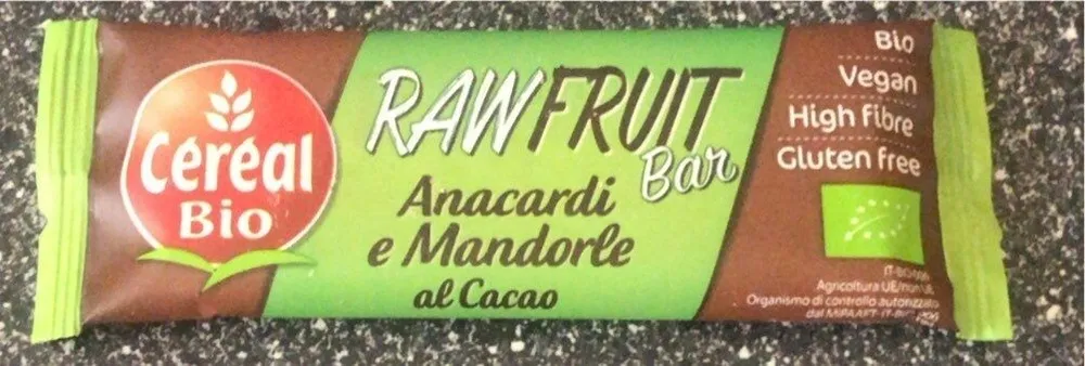 Raw Fruit Bar anacardi e mandorle al cacao