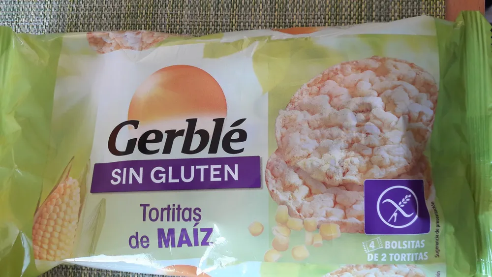Tortitas de maíz sin gluten